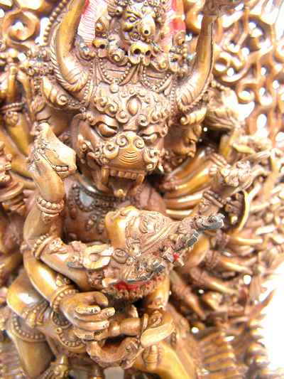 Buddhist Statue Of Yamantaka Vajrabhairava- Heruka, [old Post], [remakable]