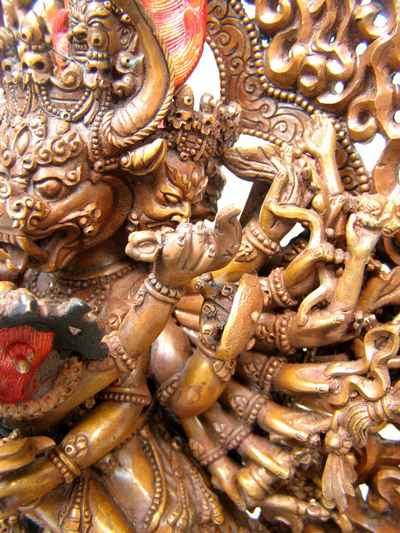 Buddhist Statue Of Yamantaka Vajrabhairava- Heruka, [old Post], [remakable]