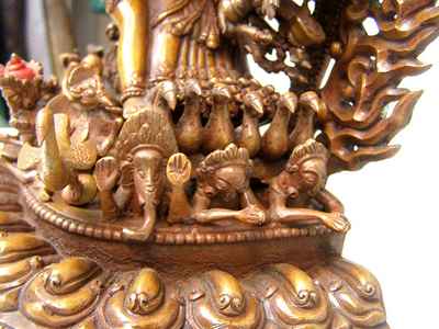 Buddhist Statue Of Yamantaka Vajrabhairava- Heruka, [old Post], [remakable]
