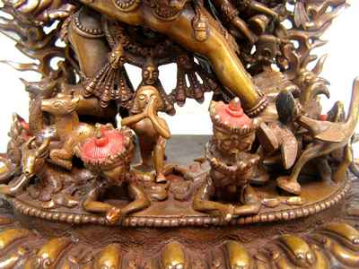 Buddhist Statue Of Yamantaka Vajrabhairava- Heruka, [old Post], [remakable]