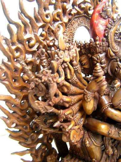 Buddhist Statue Of Yamantaka Vajrabhairava- Heruka, [old Post], [remakable]