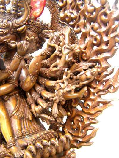 Buddhist Statue Of Yamantaka Vajrabhairava- Heruka, [old Post], [remakable]