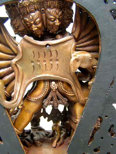 Buddhist Statue Of Yamantaka Vajrabhairava- Heruka, [old Post], [remakable]