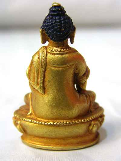 Shakyamuni Buddha Statue, [full Gold Plated], [old Post], [remakable]