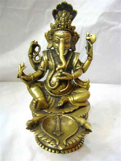 Ganesh Sukunda [oil Lamp], [old Post], [remakable]