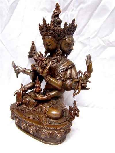 Ushnisha Vijaya Aka. Namgyalma Statue, [chocolate Oxidize], [old Post], [remakable]