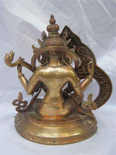 Saraswati Statue, [glossy], [old Post], [remakable]
