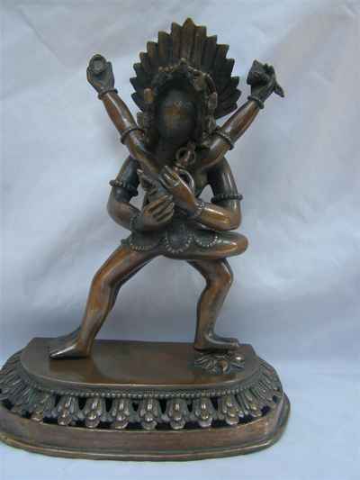 Mahakal With Consort, [shakti], Yab-yum Statue, [sold]