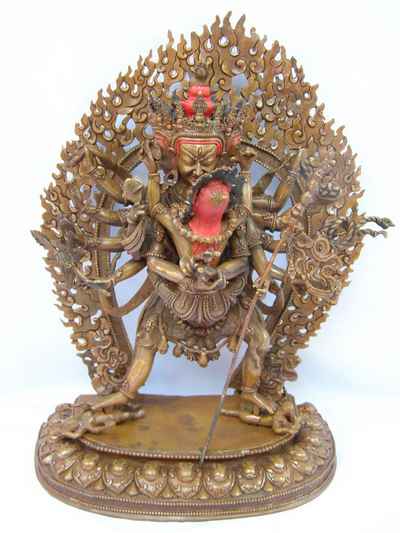 Chakrasamvara - Heruka Statue Oxidized, [old Post], [remakable]