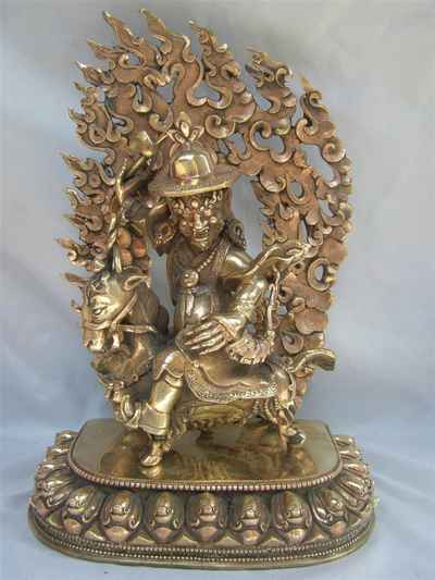 Damchen Garwai Nakpo [dhumcha Karma Statue], [glossy], [old Post], [remakable]