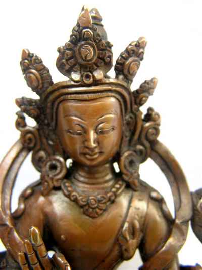 Avalokiteshvara, Chenrezig Statue, [chocolate Oxidize]