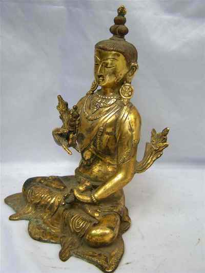 Vajrasattva Statue, [full Gold Plated], [sold]