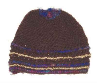 Woolen Cap [hand Knitted], [fleece Lining]