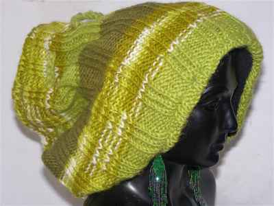 Woolen Cap [hand Knitted], [fleece Lining]
