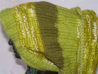 Woolen Cap [hand Knitted], [fleece Lining]