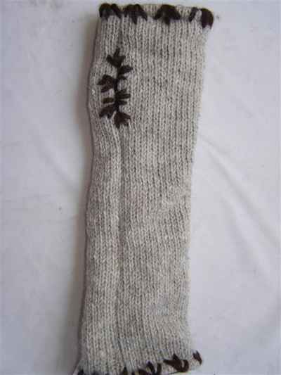 Woolen Hand Warmer [hand Knitted], [fleece Lining]