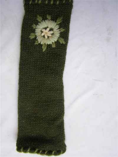 Woolen Hand Warmer [hand Knitted], [fleece Lining]
