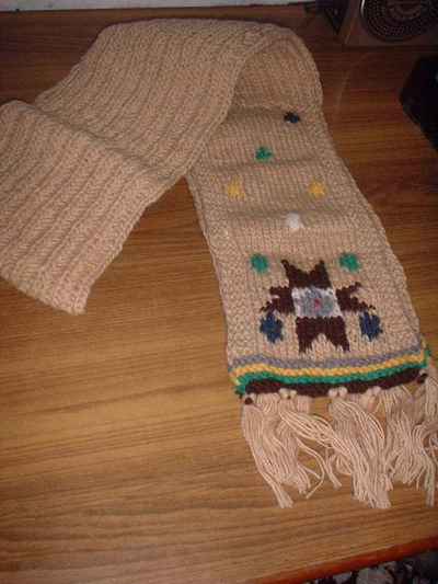 Woolen Muffler [hand Knitted]