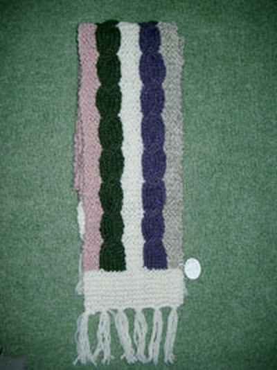 Woolen Muffler [hand Knitted]