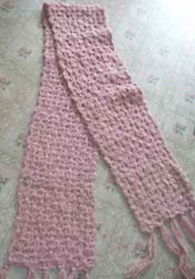 Woolen Muffler [hand Knitted]