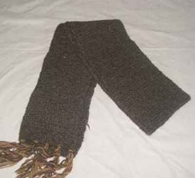 Woolen Muffler [hand Knitted]