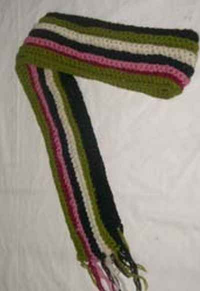 Woolen Muffler [hand Knitted]