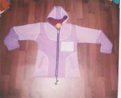Woolen Jacket [hand Knitted], [fleece Lining]