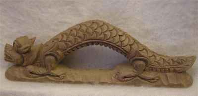 Wooden Hand Carved Door Handle, [natural Wood], Haldu Wood
