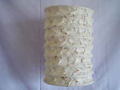 Cylinder Design Lamp Shade, [real Flower]