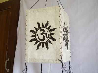 Four Side Lamp Shade With[screen Print]