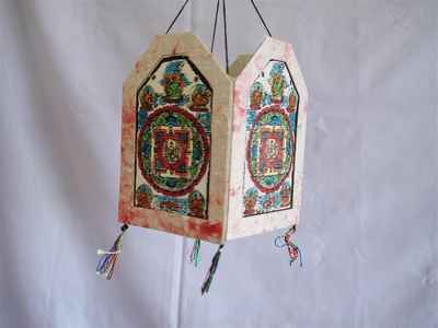 Four Side Lamp Shade With [screen Print]