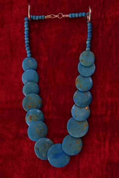 Bone Yak Bone Necklace, Handmade In Nepal