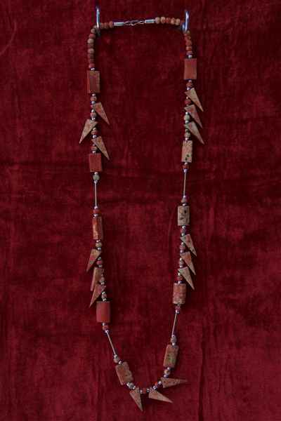 Bone Yak Bone Necklace, Handmade In Nepal