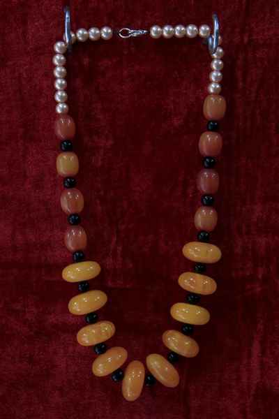 Bone Yak Bone Necklace, Handmade In Nepal