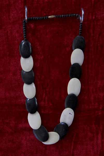 Bone Yak Bone Necklace, Handmade In Nepal