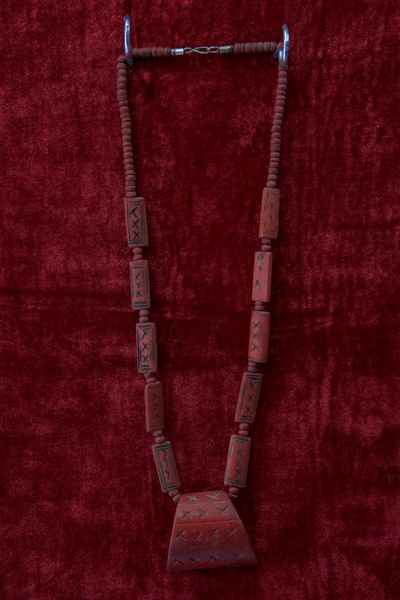 Bone Yak Bone Necklace, Handmade In Nepal