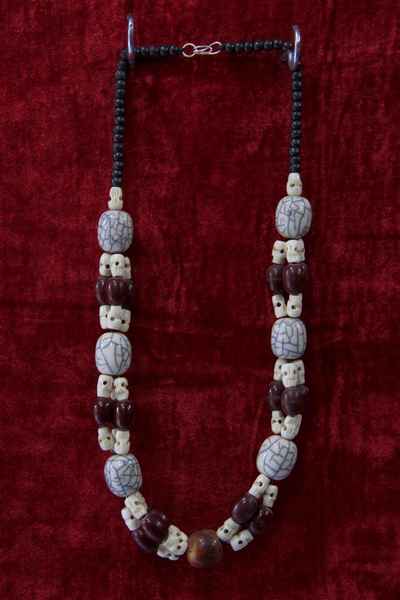 Bone Yak Bone Yak Bone Necklace, Handmade In Nepal, Handmade In Nepal