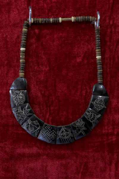 Bone Yak Bone Yak Bone Necklace, Handmade In Nepal, Handmade In Nepal