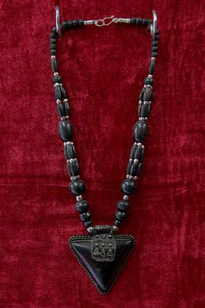 Afircan Tribal Bone Yak Bone Necklace, Handmade In Nepal