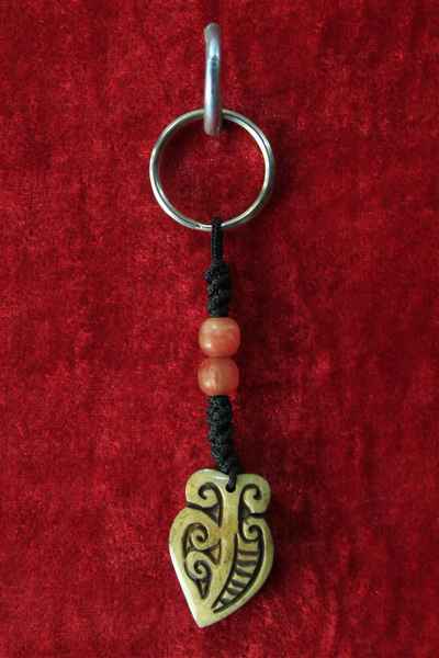 Yak Bone Keyring, Handmade In Nepal