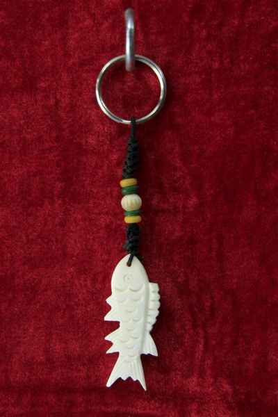 Yak Bone Keyring, Handmade In Nepal