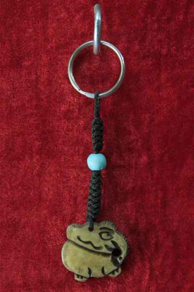 Yak Bone Keyring, Handmade In Nepal