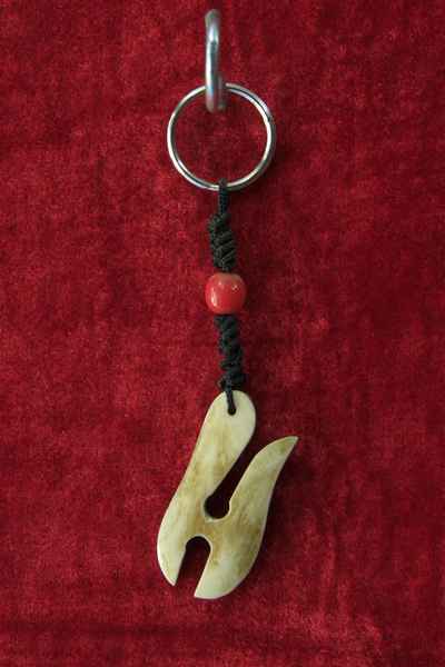 Yak Bone Keyring, Handmade In Nepal