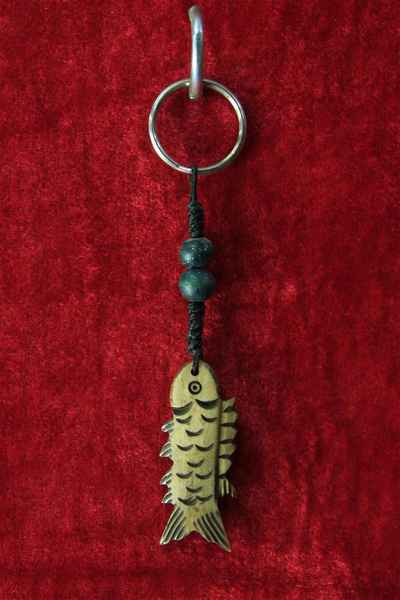 Yak Bone Keyring, Handmade In Nepal