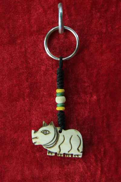 Yak Bone Keyring, Handmade In Nepal