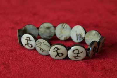 Bone Yak Bone Yak Bone Bracelet, Handmade In Nepal, Handmade In Nepal