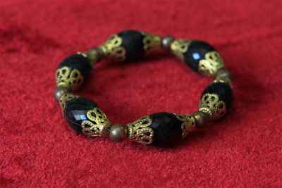 Beads With Brass Cap Yak Bone Yak Bone Bracelet, Handmade In Nepal, Handmade In Nepal