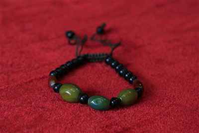 Imitation Stone Yak Bone Bracelet, Handmade In Nepal