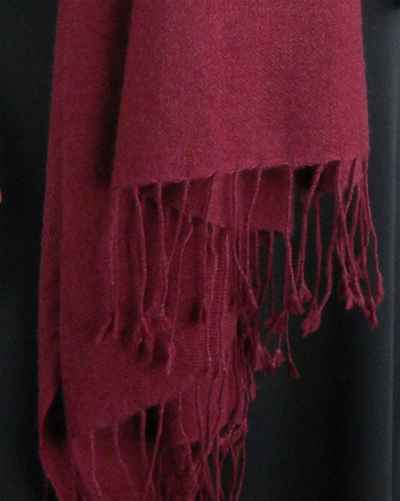 Silk Mix Pashmina, 70 Percent Pashmina, 30 Percent Silk, Old Style, Chocolate