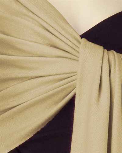 Silk Mix Pashmina, 70 Percent Pashmina, 30 Percent Silk, Old Style, Cranberry